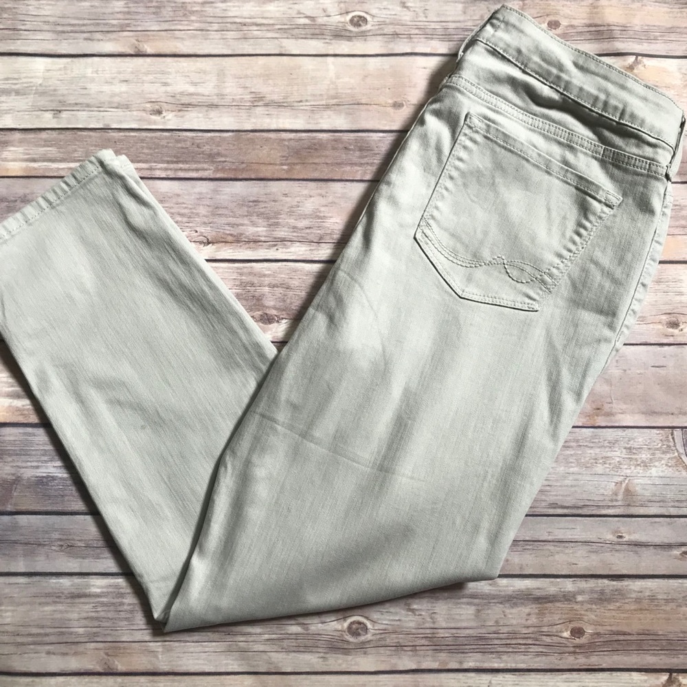 NYDJ Ankle Pants Khaki/Grey Sz 14